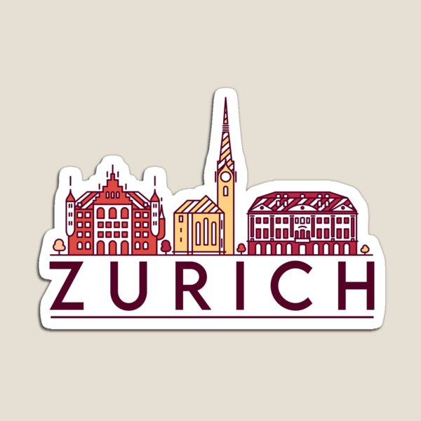Kids Toys Zurich - Zurich Cityscape Magnet Home for Fridge