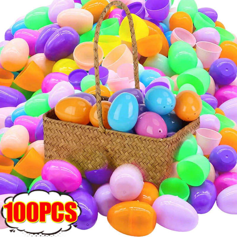 Kids Toys In Wholesale - 10/100pcs Wholesale Colors Easter Eggs Simulated