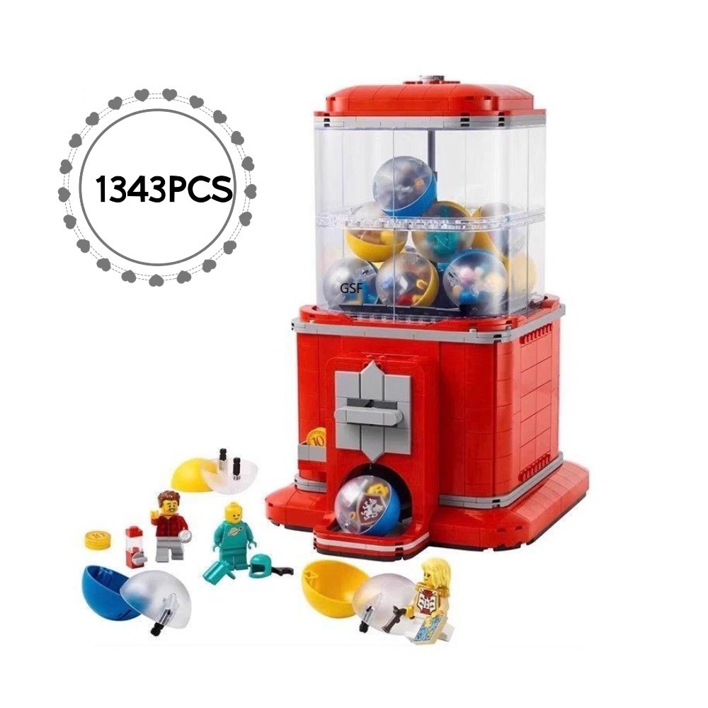 Kids Toys Vending Machine - 1343Pcs Creative Vending Machine Model building