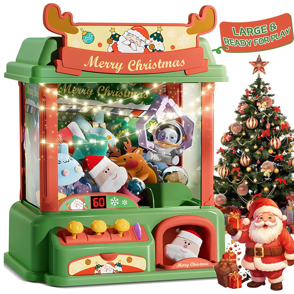 Christmas Claw Machine For Kid - огляд і ціна Kids Toys Vending Machine