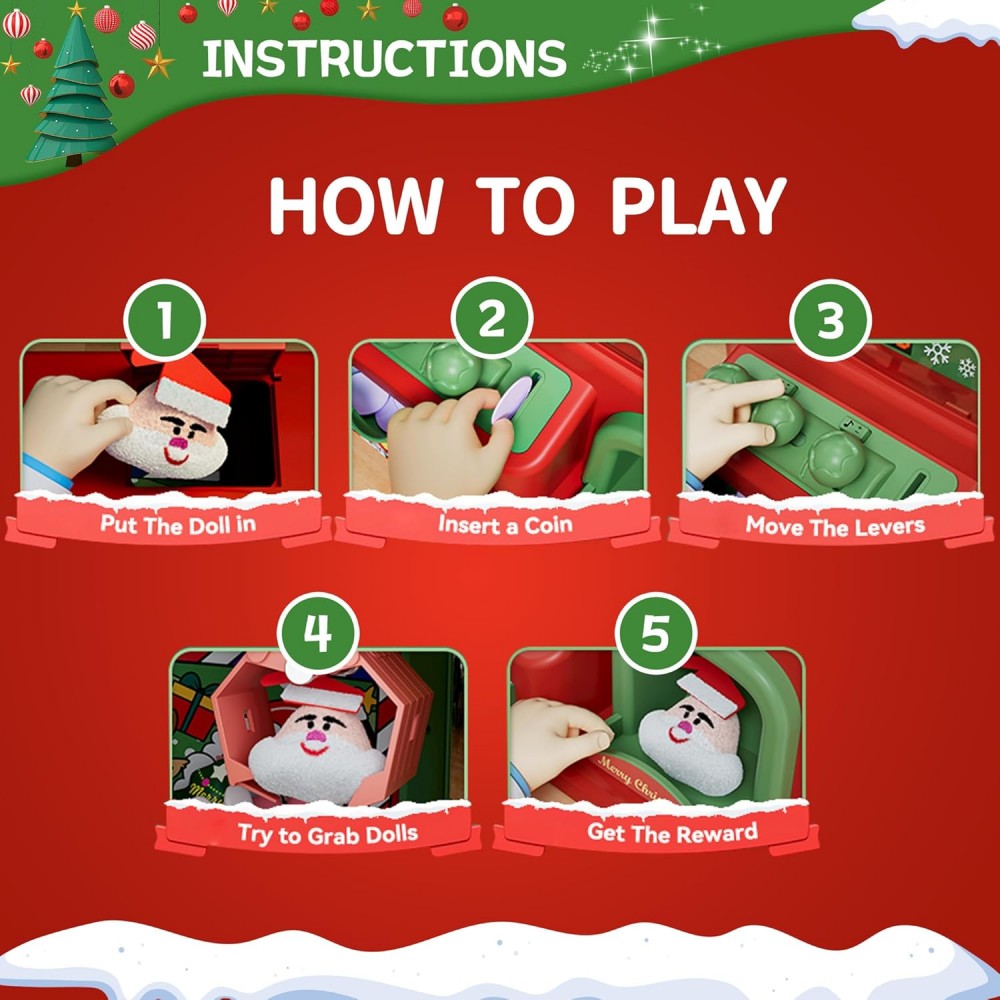 Christmas Claw Machine For Kid - огляд і ціна Kids Toys Vending Machine