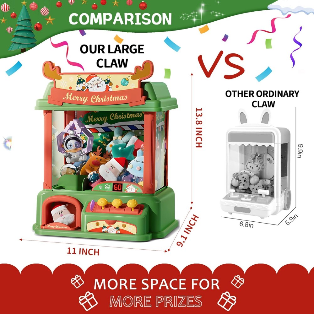 Christmas Claw Machine For Kid - огляд і ціна Kids Toys Vending Machine