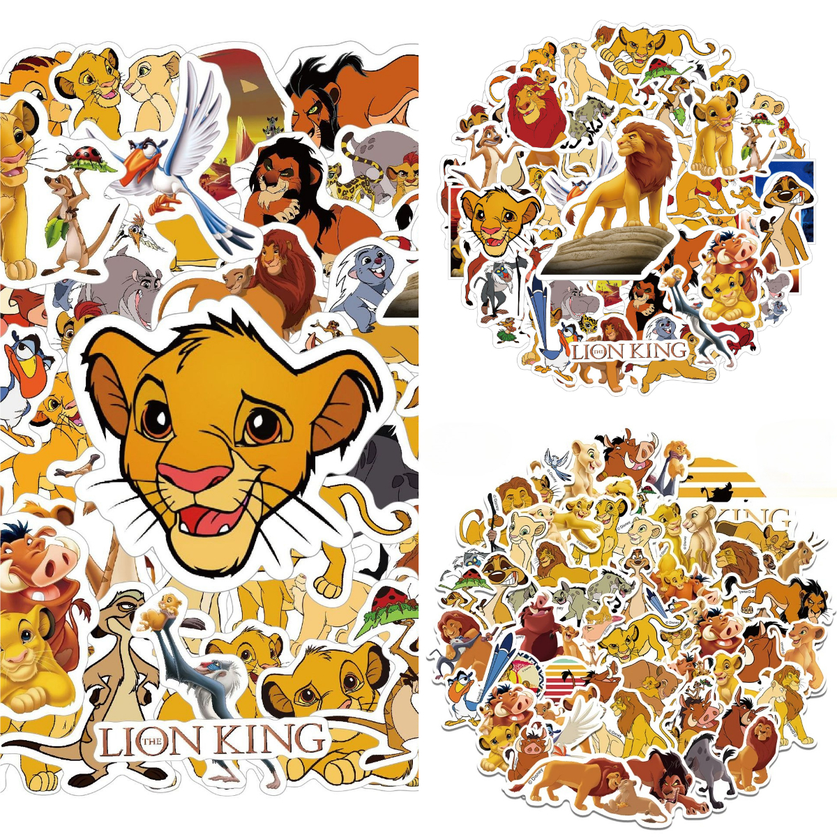 Cute lion Party Stickers Carto - огляд і ціна Kids Toys Laptop
