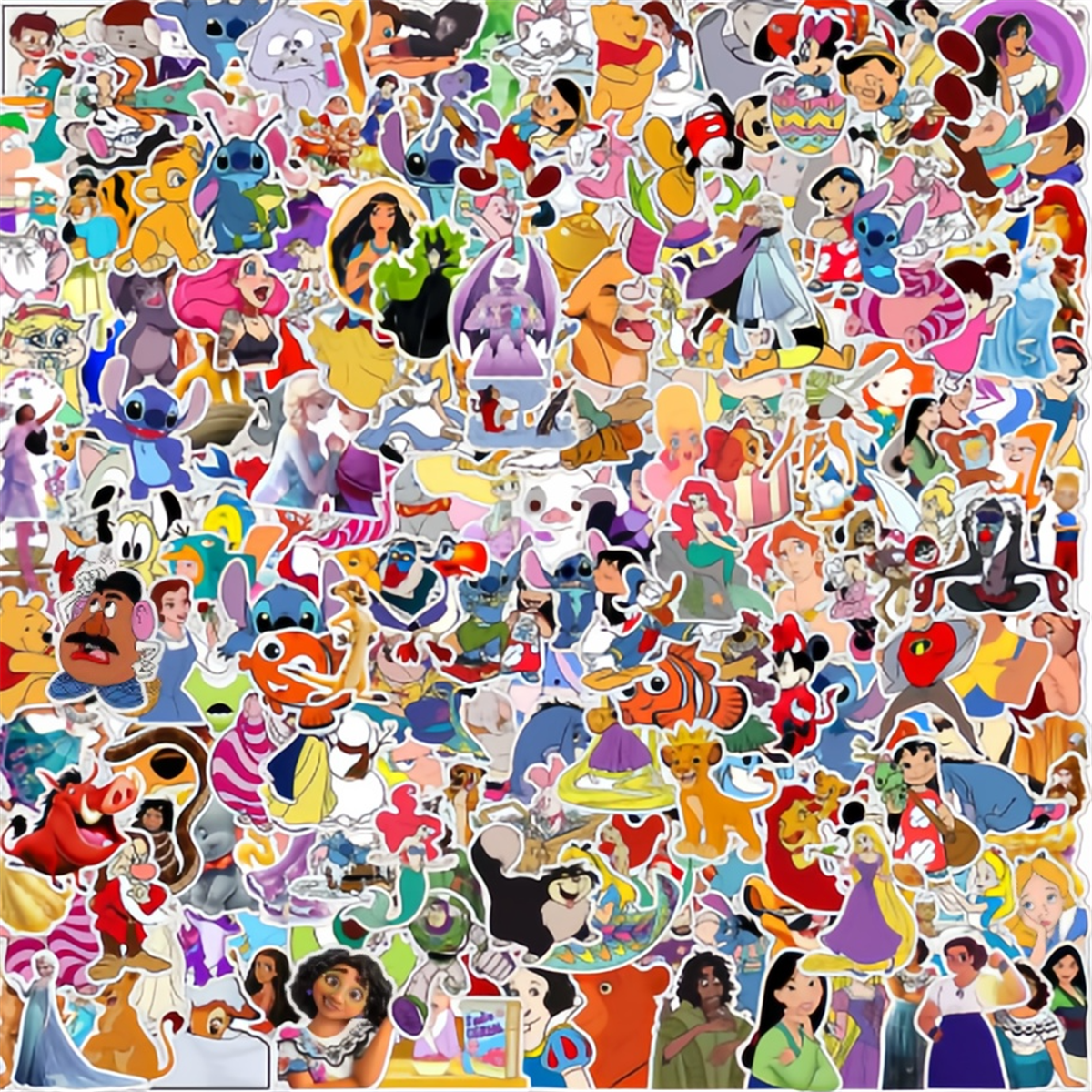 100PCS  Cute Mix Cartoon Anima - огляд і ціна Kids Toys Laptop