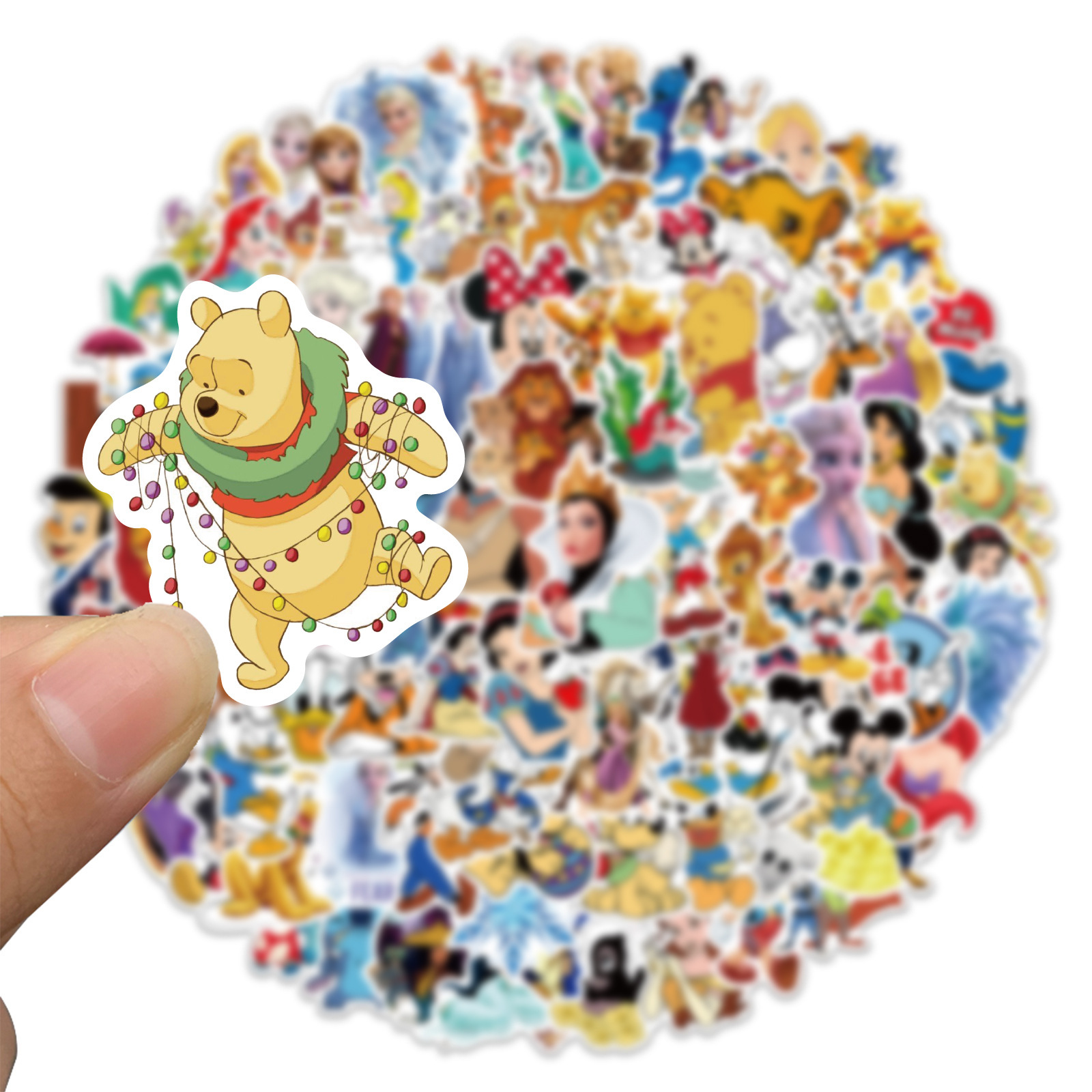 100PCS  Cute Mix Cartoon Anima - огляд і ціна Kids Toys Laptop