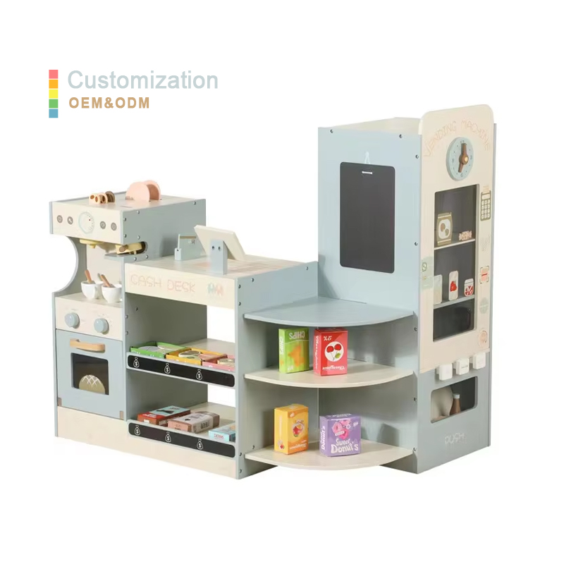 Kids Wooden Grocery Store Play - огляд і ціна Kids Toys Vending Machine