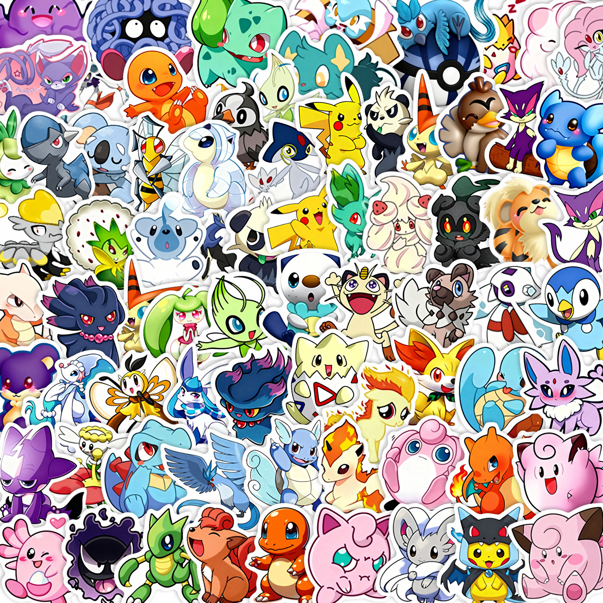 100/200pcs Pokemon Anime Stick - огляд і ціна Kids Toys Laptop