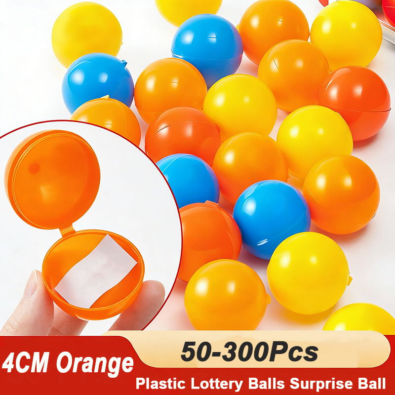 100-500Pcs 4CM Orange Plastic  - огляд і ціна Kids Toys Vending Machine