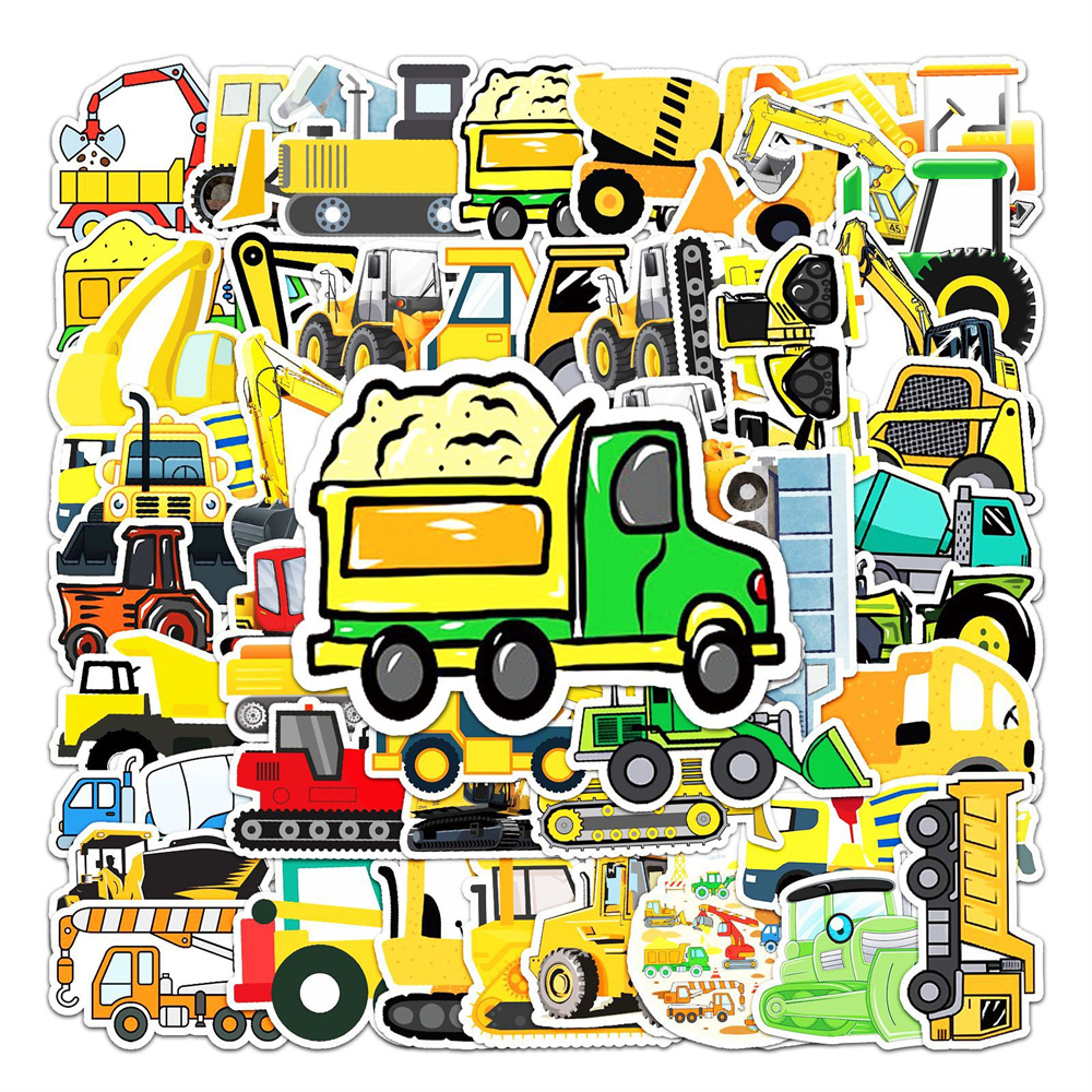 10/30/50PCS Cartoon Truck Exca - огляд і ціна Kids Toys In Wholesale