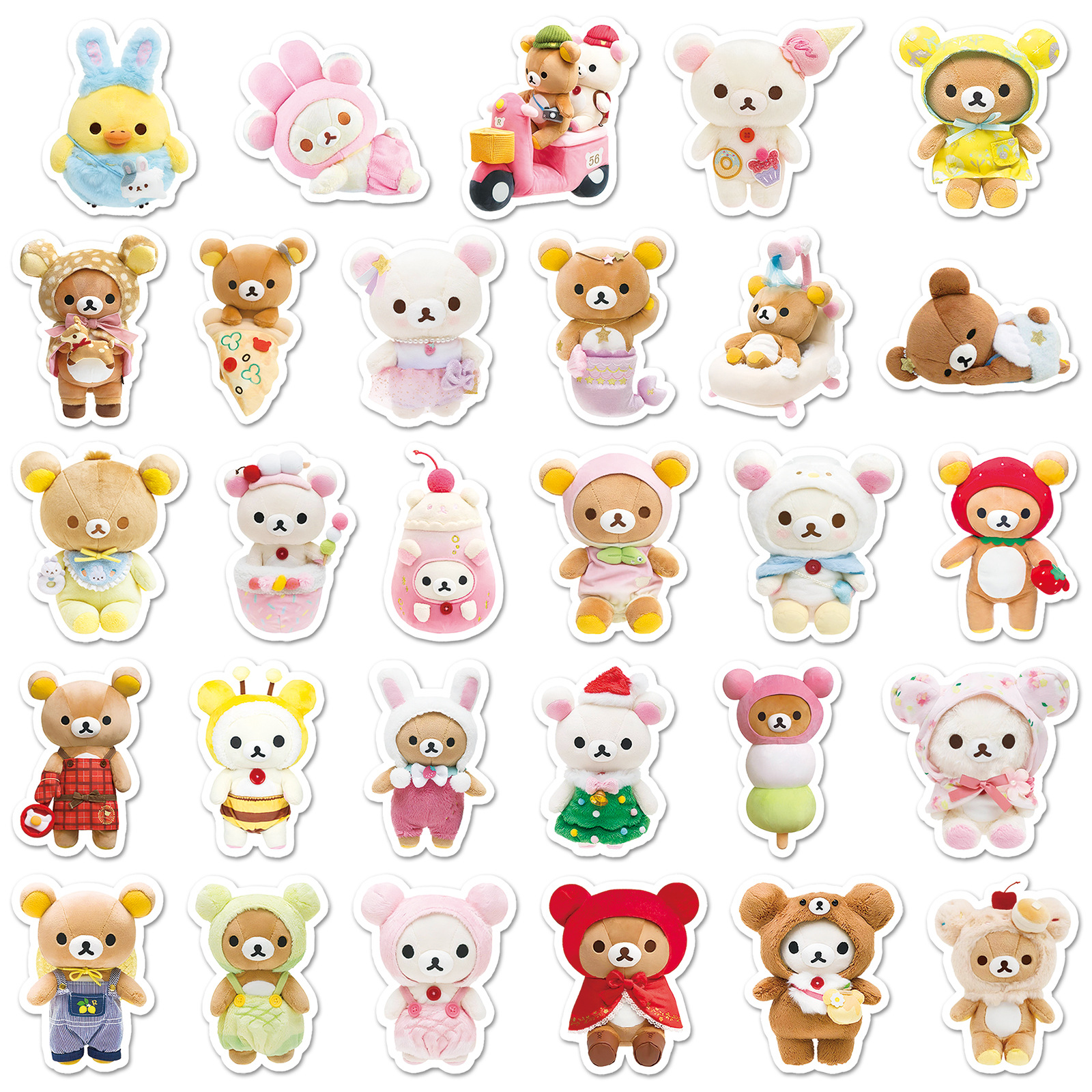 54pcs Cute Rilakkuma Aesthetic - огляд і ціна Kids Toys Laptop
