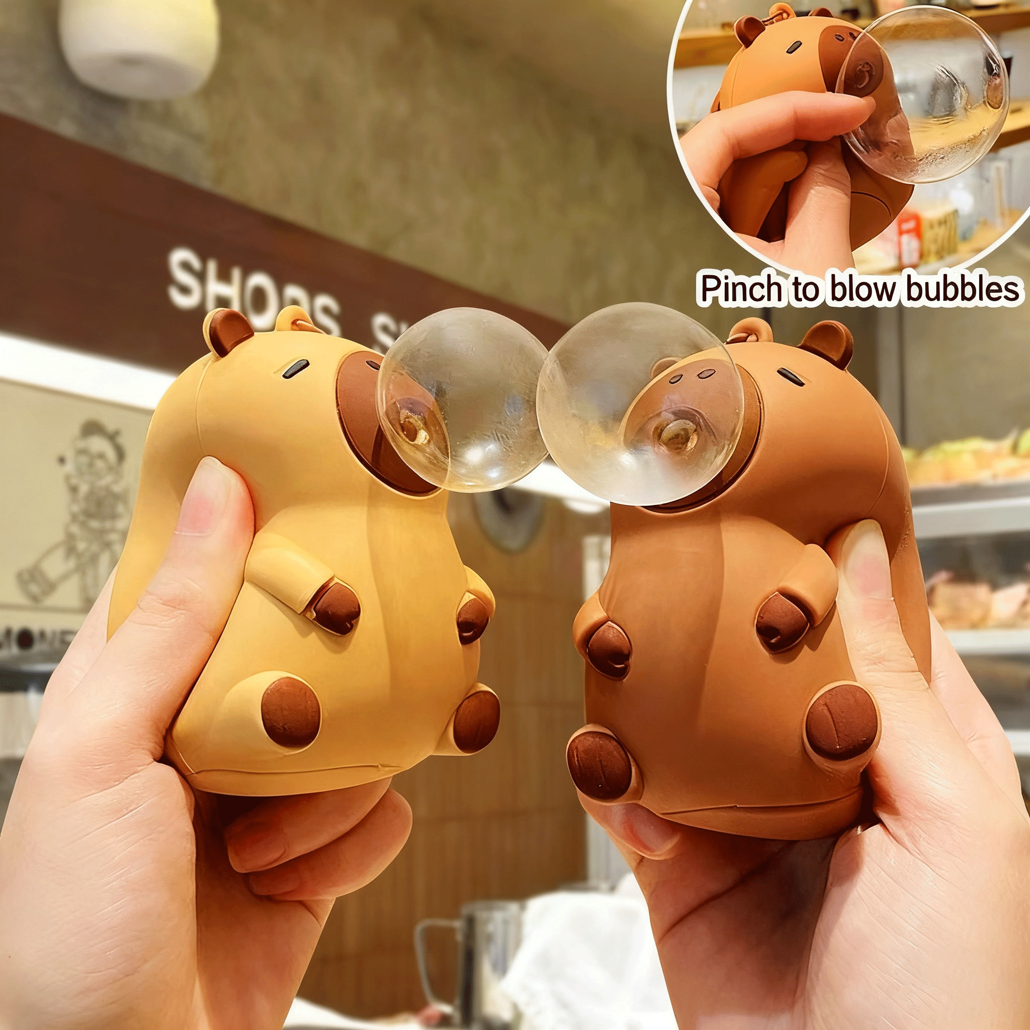Capybara Doll Pinch Pendant To - огляд і ціна Kids Toys Variety