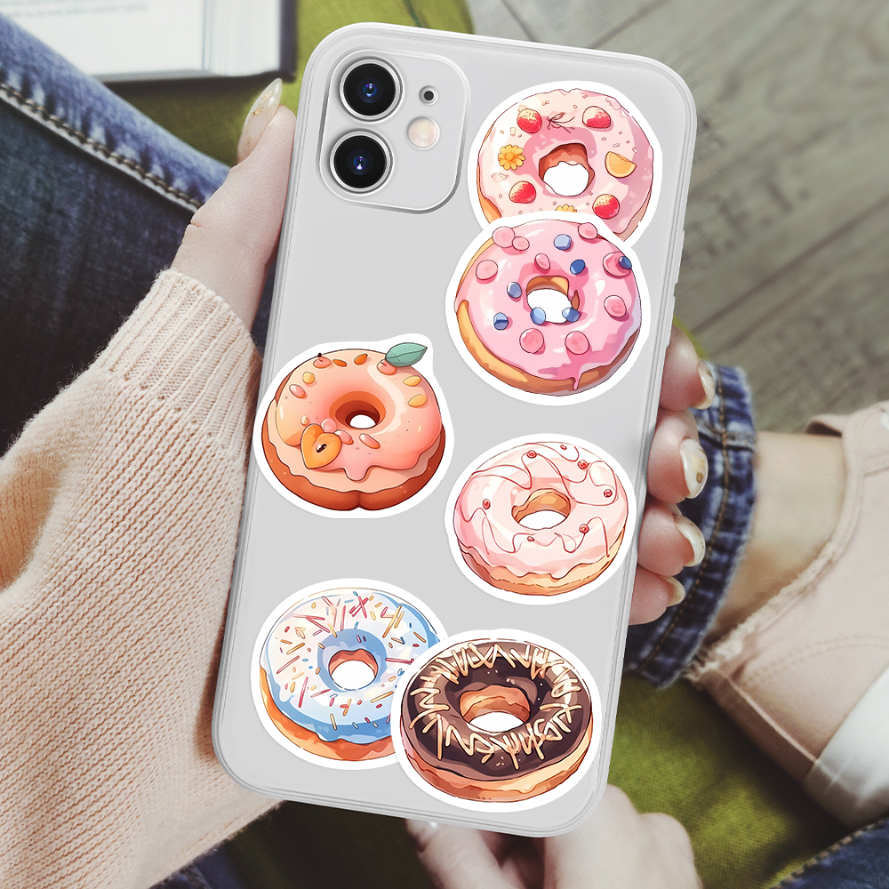 Cute Donut Dessert Stickers DI - огляд і ціна Kids Toys Laptop