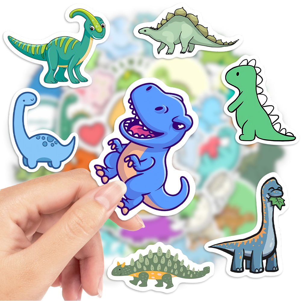 Cute Lovely dinosaur Stickers  - огляд і ціна Kids Toys Laptop