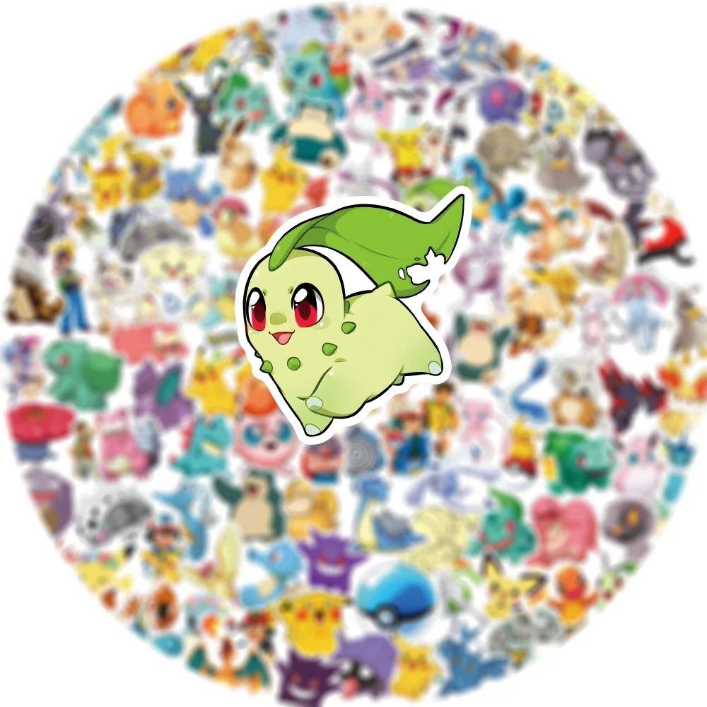 50/100pcs Pokemon Anime Sticke - огляд і ціна Kids Toys Laptop
