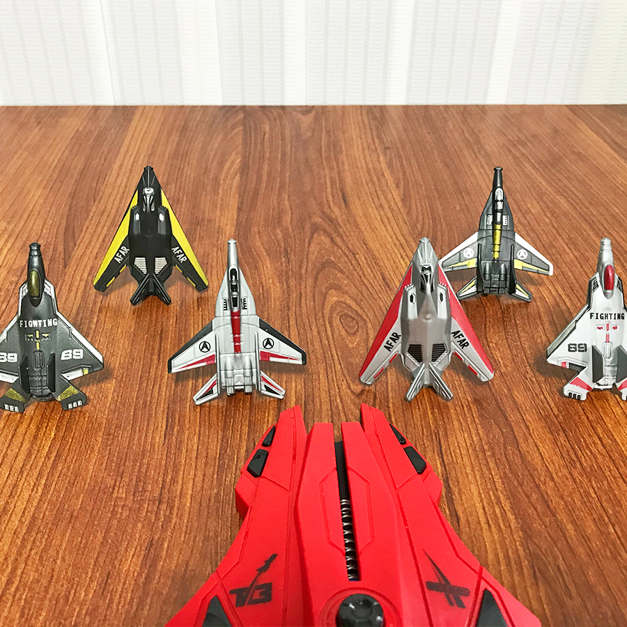 6pcs Fighter Plane Red Launche - огляд і ціна Kids Toys Variety