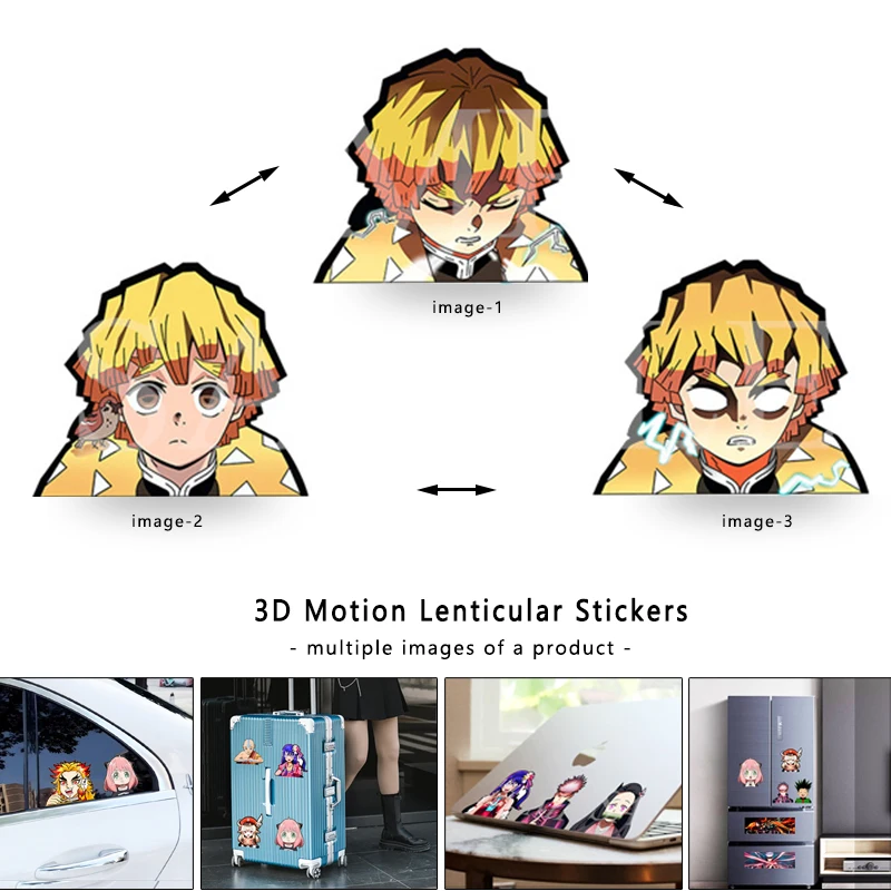 Demon Slaye Zenitsu 3D Lenticu - огляд і ціна Kids Toys Laptop