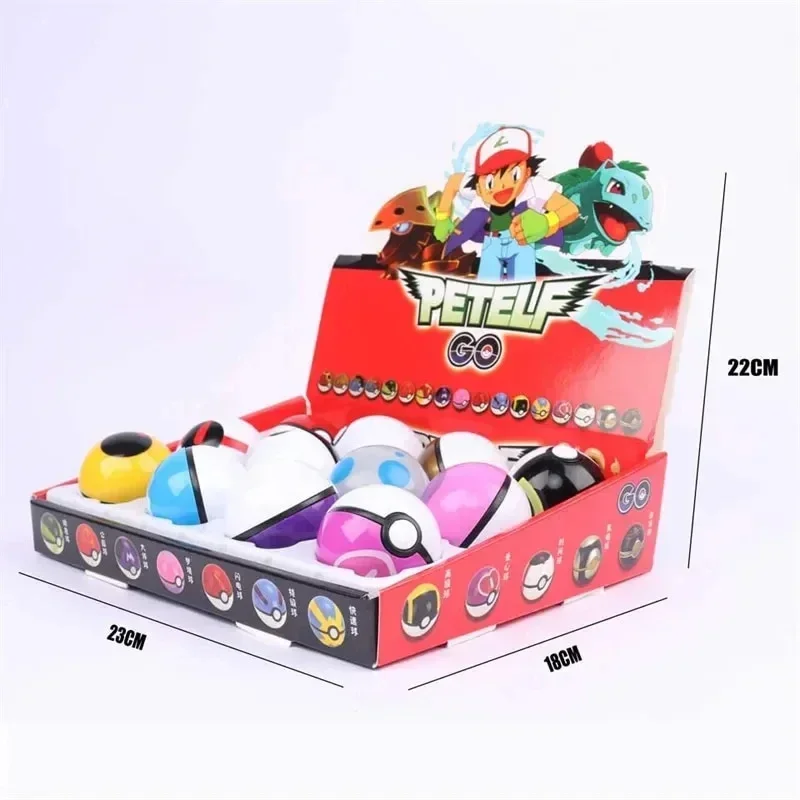 12Pcs Pokemon Figure Pokeball  - огляд і ціна Kids Toys Doll