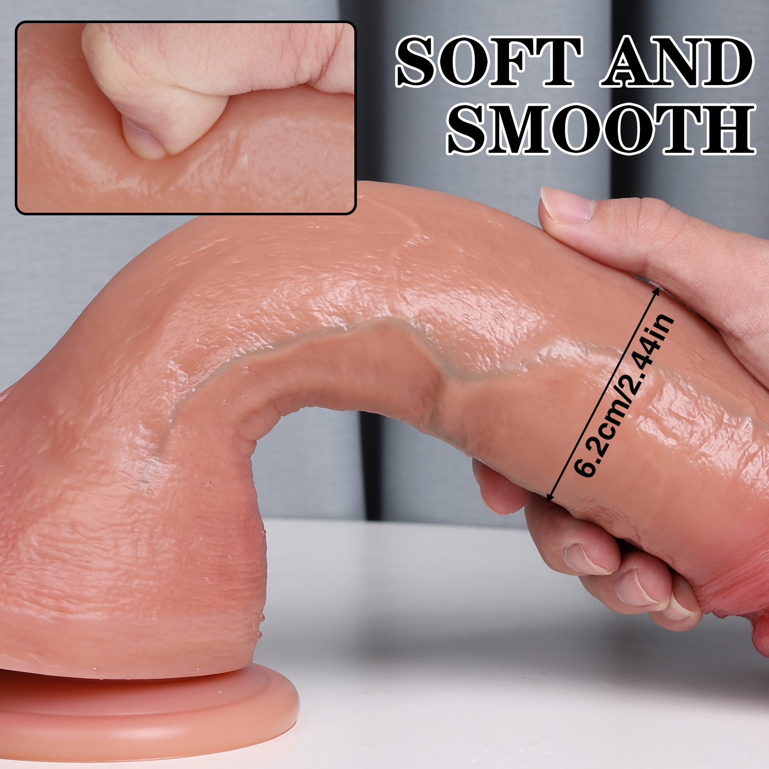 Soft Dildo Realistic Skin Peni - огляд і ціна Kids Toys Low Price