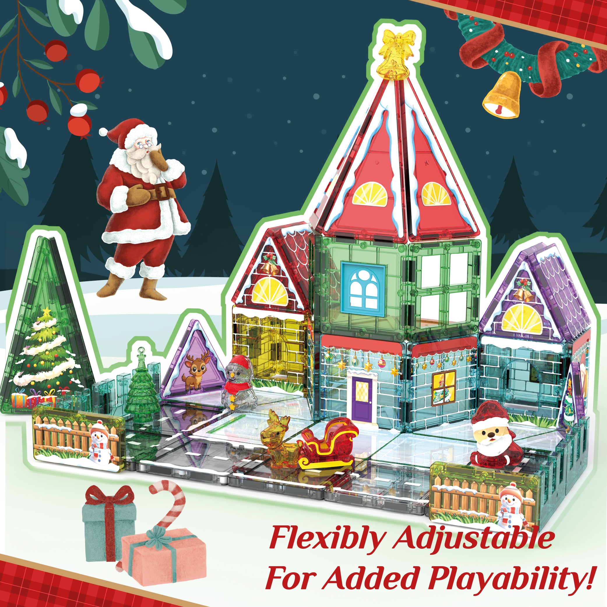 2025 Christmas Colorful Window - огляд і ціна Kids Toys Christmas 2025