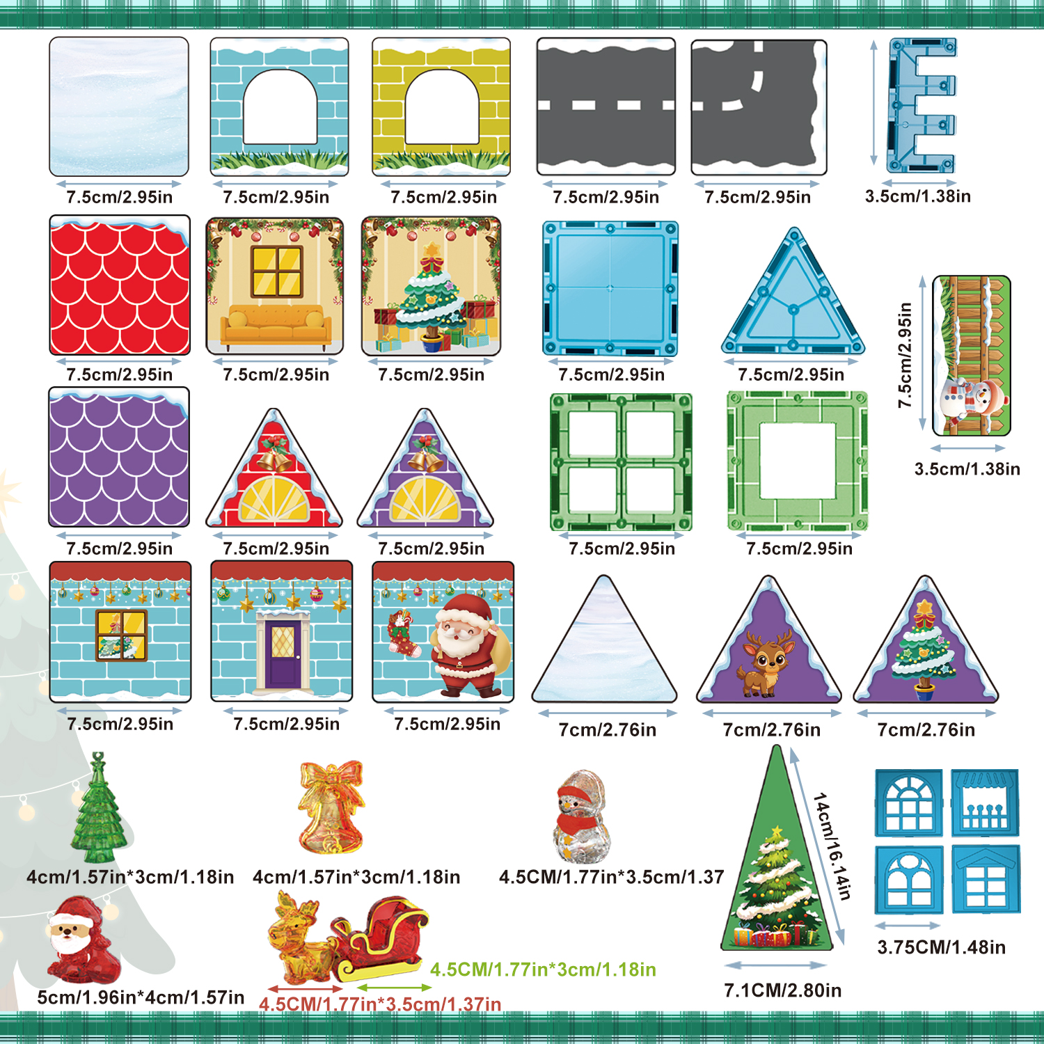 2025 Christmas Colorful Window - огляд і ціна Kids Toys Christmas 2025