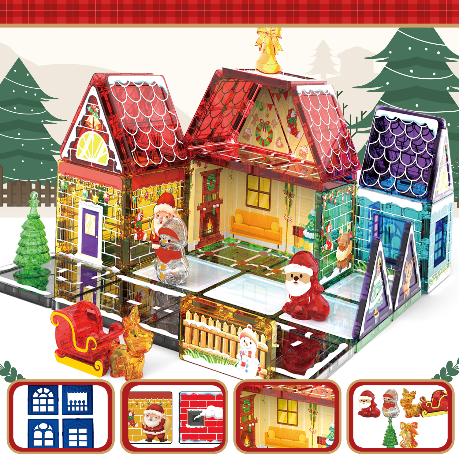 2025 Christmas Colorful Window - огляд і ціна Kids Toys Christmas 2025